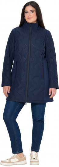 Ulla Popken HYPRAR Laser Quilted Jacket Navy - Chaquetas - 