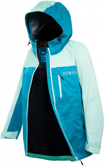 Ulla Popken HYPRAR Lightweight Triple Function Jacket Turquoise - Chaquetas - 