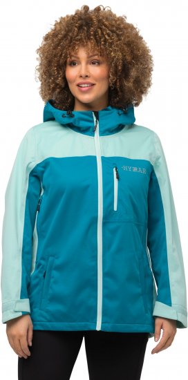 Ulla Popken HYPRAR Lightweight Triple Function Jacket Turquoise - Chaquetas - 