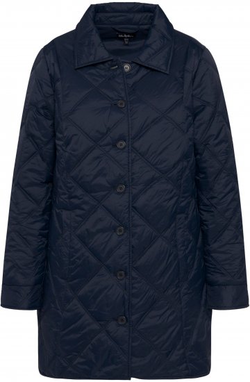 Ulla Popken Quilted Jacket Navy - Chaquetas - 