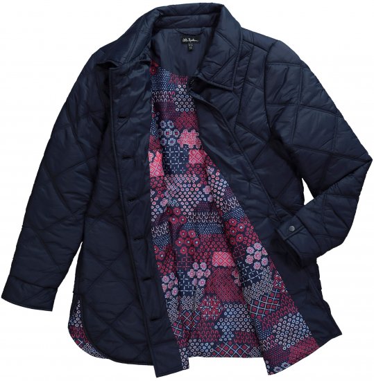 Ulla Popken Quilted Jacket Navy - Chaquetas - 