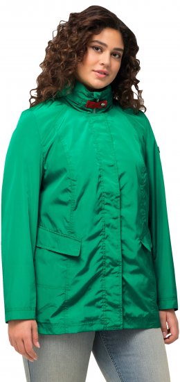 Ulla Popken HYPRAR All Weather Jacket Green Emerald - Chaquetas - 