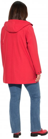 Ulla Popken HYPRAR Softshell Fleece-Lined Jacket Salsa Red - Chaquetas - 