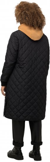 Ulla Popken 2-in-1 Quilted Fleece Lined Coat Black - Chaquetas - 