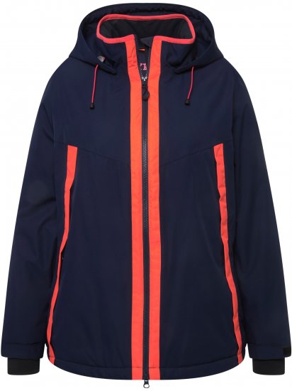 Ulla Popken HYPRAR Waterproof Triple Function Jacket Navy - Chaquetas - 