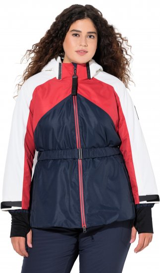 Ulla Popken Performance Peplum Ski Jacket Navy - Chaquetas - 