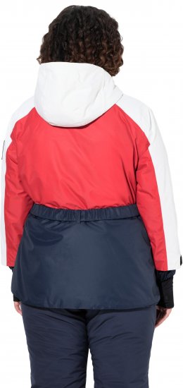 Ulla Popken Performance Peplum Ski Jacket Navy - Chaquetas - 