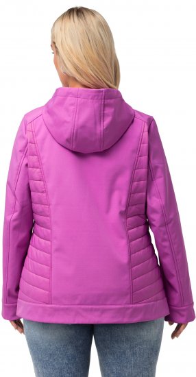 Ulla Popken Hyprar Quilt Mix Jacket Light Heather - Chaquetas - 