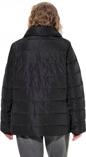 Ulla Popken Quilted Puffer Coat Black - Chaquetas - 