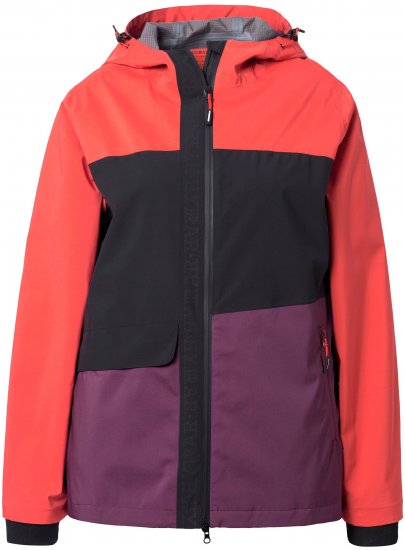 Ulla Popken HYPRAR Triple Function Jacket Dark Cherry - Chaquetas - 