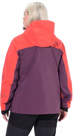 Ulla Popken HYPRAR Triple Function Jacket Dark Cherry - Chaquetas - 