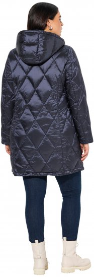 Ulla Popken HYPRAR Diamond Quilted Jacket Night Blue - Chaquetas - 
