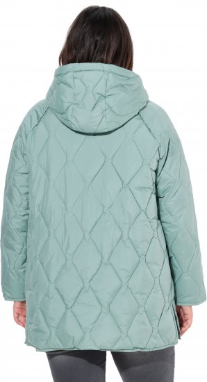 Ulla Popken HYPRAR Quilted Water Repellent Jacket Mint Green - Chaquetas - 