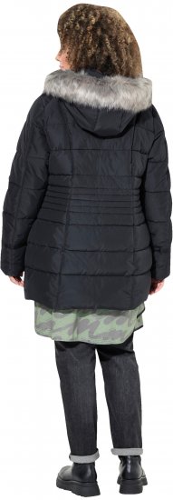 Ulla Popken HYPRAR Quilted Jacket Black - Chaquetas - 