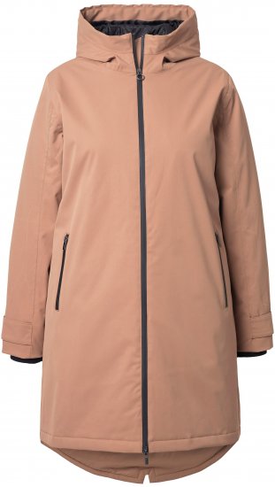 Ulla Popken HYPRAR Triple-Function Longline Jacket Camel - Chaquetas - 