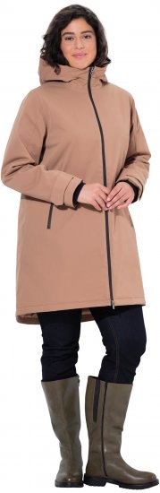 Ulla Popken HYPRAR Triple-Function Longline Jacket Camel - Chaquetas - 