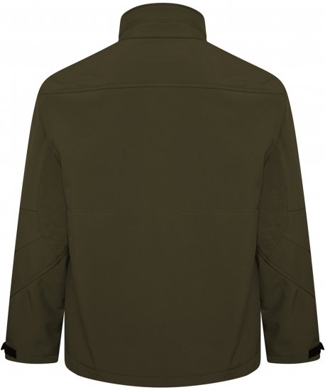 Kam Jeans KV132 Softshell Panelled Jacket Olive - Chaquetas - Chaquetas Tallas Grandes 2XL-8XL