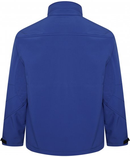 Kam Jeans KV132 Softshell Panelled Jacket Royal Blue - Chaquetas - Chaquetas Tallas Grandes 2XL-8XL