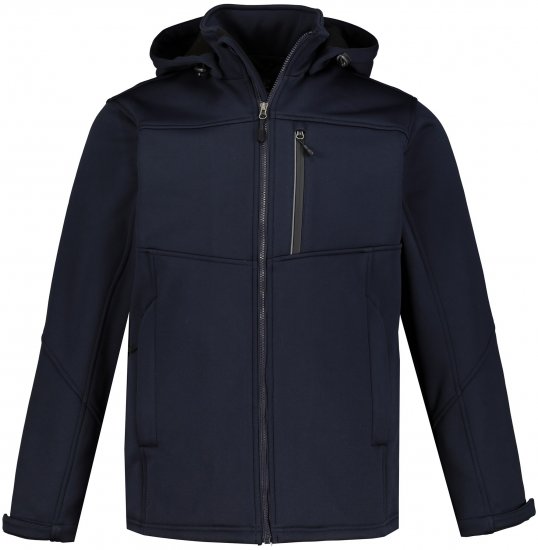 JP1880 Jacket Fleece Lined Softshell Navy - Chaquetas - Chaquetas Tallas Grandes 2XL-8XL