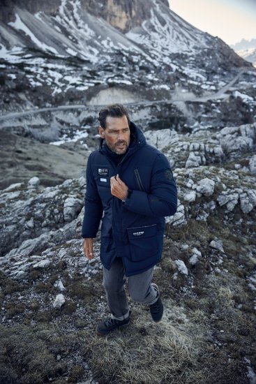 JAY-PI Warm Quilted Parka Dual Function, Wind and Water Repellant Navy - Chaquetas - Chaquetas Tallas Grandes 2XL-8XL