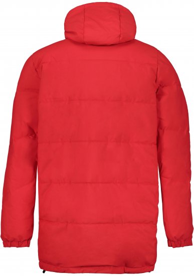 JAY-PI Warm Quilted Parka Dual Function Windproof and Water Repellent Red - Chaquetas - Chaquetas Tallas Grandes 2XL-8XL