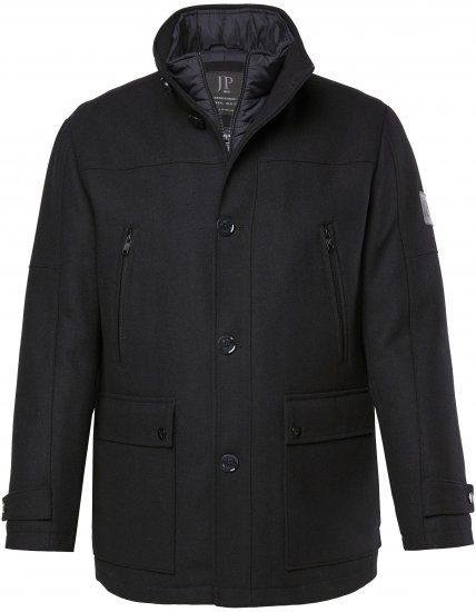 JP1880 Jacket Water-repellent Warm Black - Chaquetas - Chaquetas Tallas Grandes 2XL-8XL