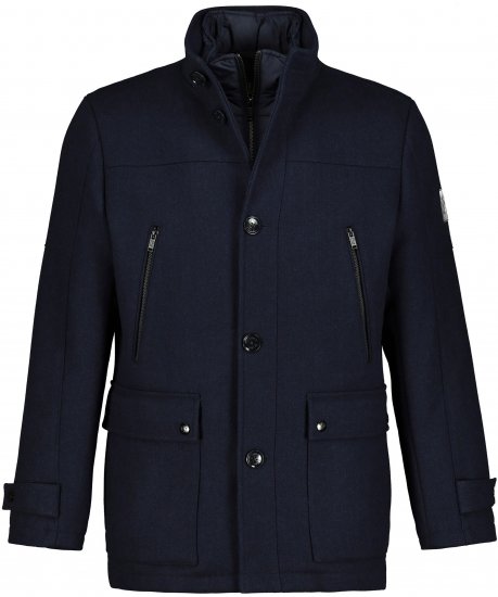 JP1880 Jacket Water-repellent Herringbone Insert Navy - Chaquetas - Chaquetas Tallas Grandes 2XL-8XL