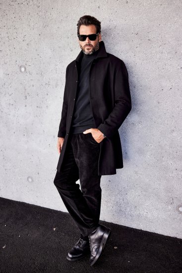 JP1880 Coat Wool Blend Water Repellent Black - Chaquetas - Chaquetas Tallas Grandes 2XL-8XL
