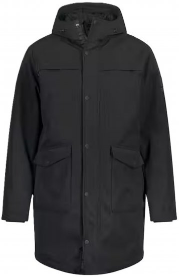 JP1880 Parka Warm Sleeves with Windcuffs Black - Chaquetas - Chaquetas Tallas Grandes 2XL-8XL