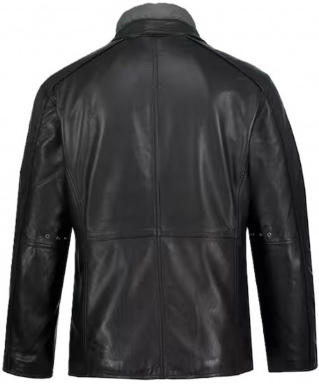 JP1880 Jacket Nappa Lamb Leather Black - Chaquetas - Chaquetas Tallas Grandes 2XL-8XL