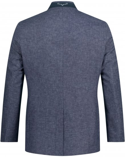 JP1880 Traditional Jacket Linen Blend Navy - Chaquetas - Chaquetas Tallas Grandes 2XL-8XL