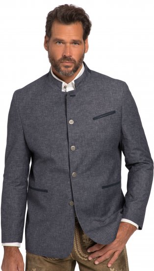 JP1880 Traditional Jacket Linen Blend Navy - Chaquetas - Chaquetas Tallas Grandes 2XL-8XL