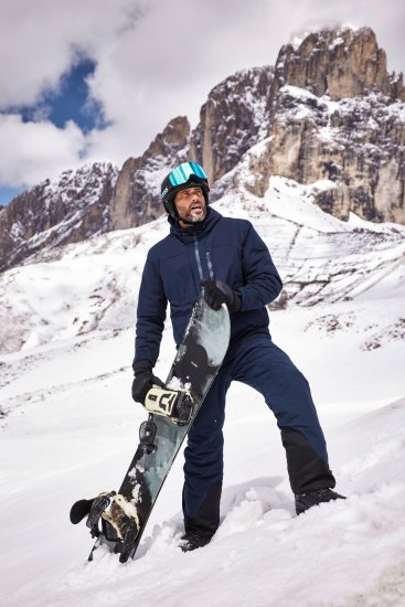 Jay-Pi Ski Jacket Functional Waterproof Windproof Navy - Ropa de esquí - 