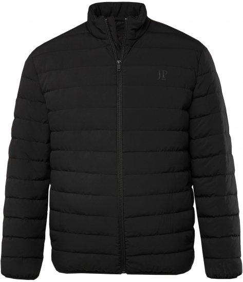JP1880 Jacket Quilted Stand-up Collar Black - Chaquetas - Chaquetas Tallas Grandes 2XL-8XL