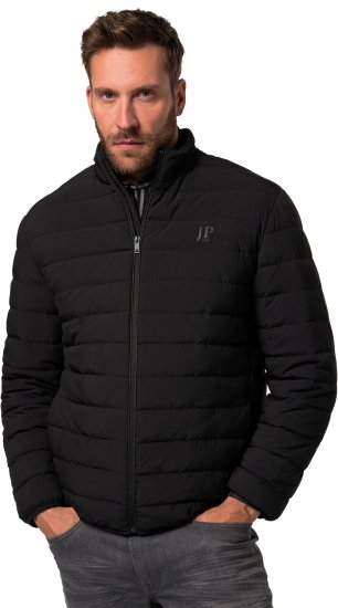 JP1880 Jacket Quilted Stand-up Collar Black - Chaquetas - Chaquetas Tallas Grandes 2XL-8XL