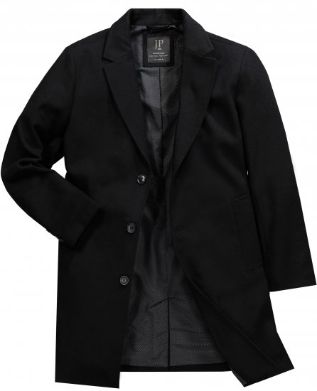 JP1880 Coat Classic Wool Blend Black - Chaquetas - Chaquetas Tallas Grandes 2XL-8XL
