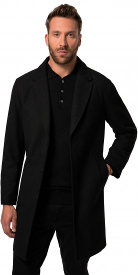 JP1880 Coat Classic Wool Blend Black - Chaquetas - Chaquetas Tallas Grandes 2XL-8XL
