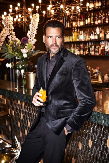 JP1880 Jacket Velvet Business Smoking Black - Trajes - Trajes 2XL-8XL