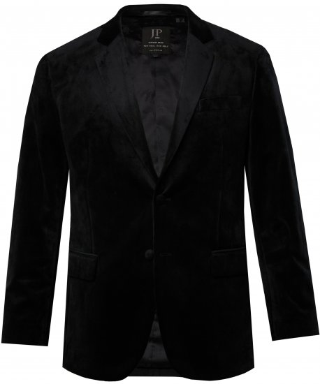 JP1880 Jacket Velvet Business Smoking Black - Trajes - Trajes 2XL-8XL
