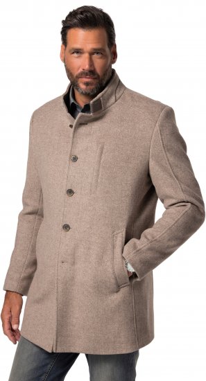 JP1880 Coat Wool Blend Beige Melange - Chaquetas - Chaquetas Tallas Grandes 2XL-8XL