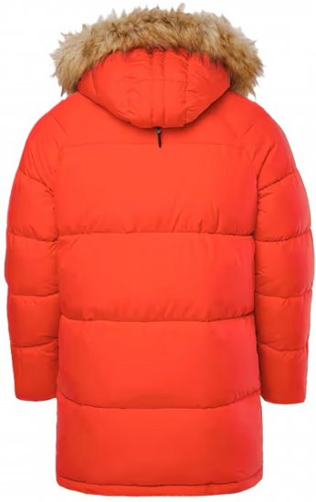 JP1880 Parka Quilted Faux Fur Hood Red - Chaquetas - Chaquetas Tallas Grandes 2XL-8XL