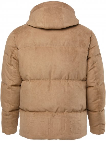 STHUGE Jacket Puffer With Warm Quilting Beige - Chaquetas - Chaquetas Tallas Grandes 2XL-8XL