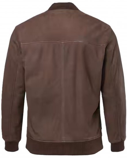 JP1880 Jacket Buffed Nubuck Lamb Leather Brown - Chaquetas - Chaquetas Tallas Grandes 2XL-8XL