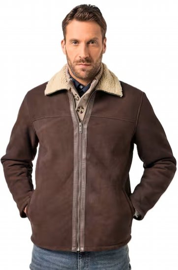 JP1880 Leather Jacket Genuine Lamb Nappa - Chaquetas - Chaquetas Tallas Grandes 2XL-8XL