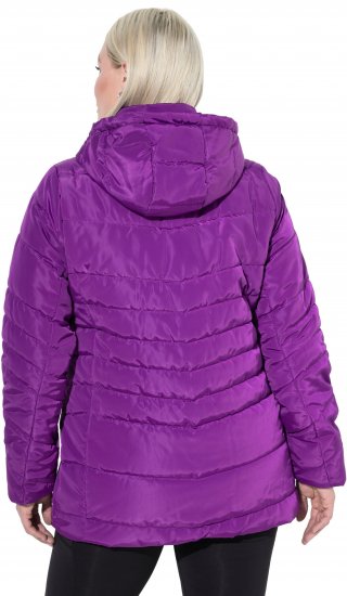 Ulla Popken Quilted Water Repellent Jacket Dark Purple - Chaquetas - 