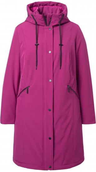 Ulla Popken HYPRAR Triple Function Weather Proof Jacket Berry - Chaquetas - 