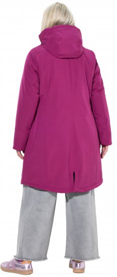 Ulla Popken HYPRAR Triple Function Weather Proof Jacket Berry - Chaquetas - 