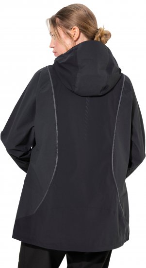 Ulla Popken Functional Reflective Waterproof Jacket Black - Chaquetas - 