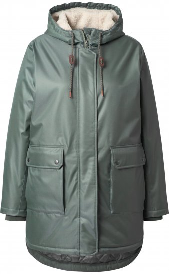 Ulla Popken HYPRAR Fleece Lined Jacket Grey - Chaquetas - 