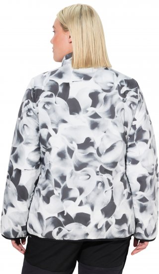 Ulla Popken HYPRAR Reversible Printed Jacket Black - Chaquetas - 